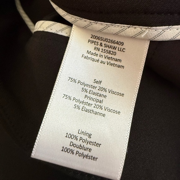 Veronica beard Renzo pant black silver buttons - Picture 8 of 10